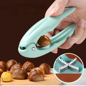 2 In1 Chestnut Machine Stainless Steel Nut Cracker Chestnut Sheath Vegetable Cutter Chestnut Opener Kitchen Accessories Gadgets