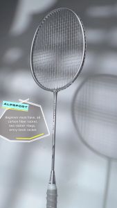 Set Raket Bulutangkis Serat Karbon Asli ALPSPORT RR 4U G5 20-22 Lbs