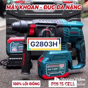 Máy Khoan Đục Bê Tông BOSHUN BS-R2803H – Động Cơ Không Chổi Than Lực Đập 1.7J Hiệu Suất Cao