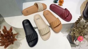 Ready Stock NIFFANY NBS143 Flothree Sandal Women’s Sandals Kasut Wanita Murah Shoe Flat Shoes Heel Travel Lady Perempuan
