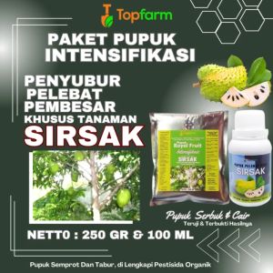 Pupuk Khusus Sirsak / Pupuk Tanaman Pohon Sirsak / Pupuk Pembesar Buah Sirsak / Obat Pohon Sirsak Agar Berbuah Lebat / Pupuk Sirsak