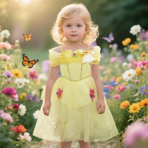 Summer Girls Casual Short Sleeve Princess Dress Kid Cinderella Rapunzel Cinderella Halloween Costume Children Birthday Party