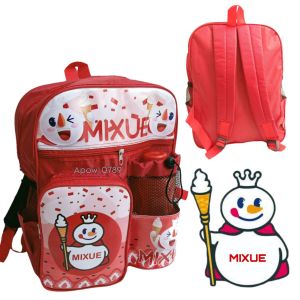 Paket Murah Ransel Anak ice cream mixuee / Paket Ransel anak karakter / tas punggung mixuee gratis botol minum / Ransel anak mixuee yang lagi viral / ransel murah karakter anak / paket hemat ransel 4in1 mixuee