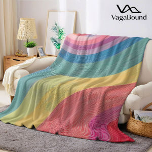 BILIBILI | Summer Candy Check Print Flannel Blanket Warm Soft Halloween Christmas Decorative Couch Warm Cozy All-Season Gift