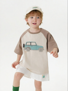 Marc&Janie | Cartoon Car Pattern Comfortable Boys T-Shirt