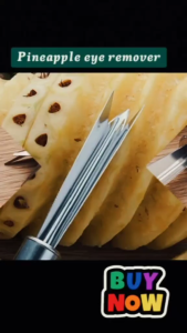 Alat Kupas Mata Nanas Pisau Pengupas Pembersih Nanas Stainles Steel Pineapple Peeler