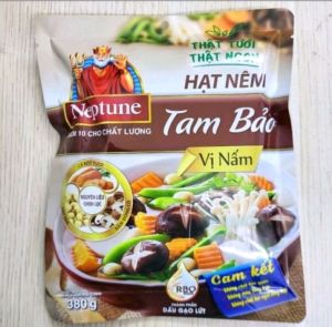 Hạt nêm chay tam bảo gói 380gr date mớixa.