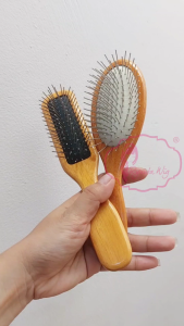 Brush Sisir Wooden Handle Gagang Kayu