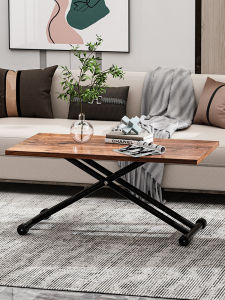 Adjustable Coffee Table For Home Multi-Functional Foldable Coffee Table Dual-Use Japanese-Style Retractable Movable Living Room Ultra-Thin Table