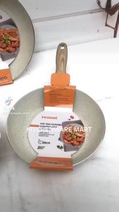 Frypan Granite Iwatani Keramik Fry pan marble Stone Pfoa Free