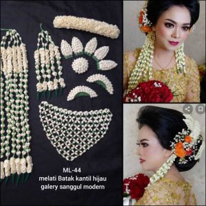 Melati Batak Kantil Ijo / Ronce Melati Adat Batak Kantil Ijo