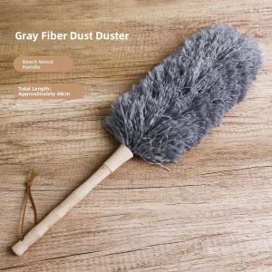 OUHUAGUAN | Dust-Removal Microfiber Static Dusting Feather Duster Extendable Non-Shedding