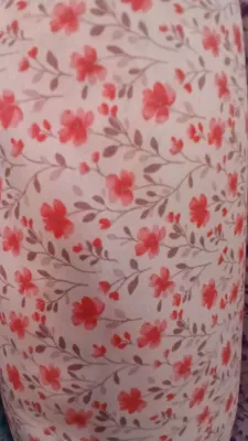 48INCH COTTON FABRIC WITH FLOWER PATTERN READY STOCK