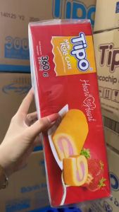 Bánh Bông Lan Tipo  Cuộn Dâu 360g