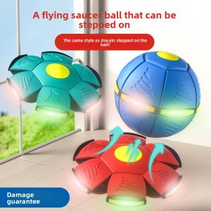 MONLEYTA | Outdoor Magic Flying Saucer Ball Childrens Foot Stepping Shape Changing Rebound Ball Boys Sports Baby Ball Toy Manleyta