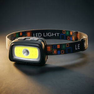 Mini Fishing Headlamp 200LM LED Waterproof IPX4 AAA Headlight Red Green 6 Modes Strobe Head Lamp Light Flash Light Torch