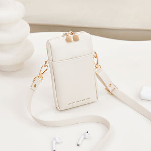 กระเป๋าใส่โทรศัพท์มือถือสะพายข้างสำหรับผู้หญิง น้ำหนักเบา ขนาดเล็ก สไตล์ใหม่ กระเป๋าใส่ของแบบพกพาที่สวยงามและทันสมัย กระเป๋าสะพายข้างสำหรับเดินทาง