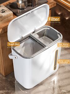 MEIZHUFU | Premium Wet And Dry Tea Leaf Filter Trash Can