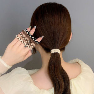 🔥High-end Sense Rubber Band Head Rope Simple Temperament Women Hair Ring High Elastic Hair Rope LovelylifeFu👍