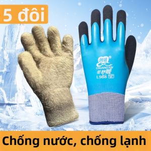 Găng Tay Chống Nước Ấm Mùa Đông