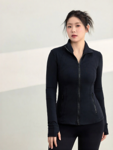 PANGLIRIJI | Plus Size Fitted Yoga Jacket for Running Training Exercise