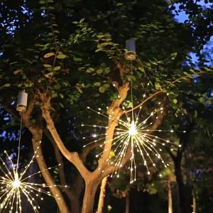 Fireworks String Lights Garlands Battery Powered LED Fairy Lights Outdoor For New Year Party Gardens Christmas Decoration
