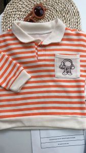 Kartun setelan celana anak fashion bayi panjang jeans anak laki laki baju jas katun korea pakaian 0-5 tahun