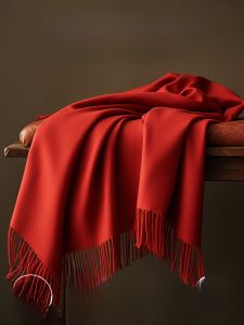 Red Scarf Logo Company Opening Celebration End of Year Activity Class Reunion Multifunctional Cotton Scarf for Men And Women