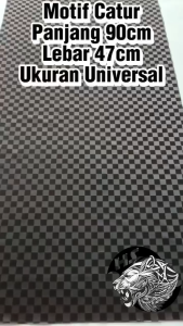 Kulit Jok Motor Motif Catur Jahit Kepala UniversaL - Sarung Jok Motor Catur Universal - Grosir Jok Motor