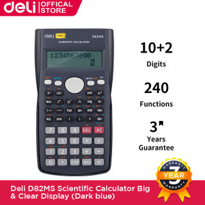 Deli Scientific Calculator For Student Big And Clear Display Button Batteries D82MS