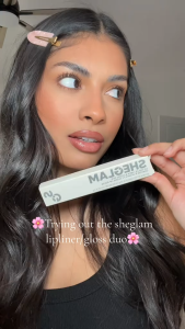 SHEGLAM 2 In 1 Moisturizing Lip Liner & Lip Glosses Pen Natural Hydrating Liquid Lipstick Lipliner Pencil Makeup Cosmetics