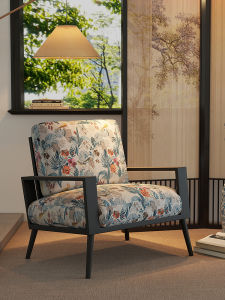 Retro Single Sofa Chair Designer Home Balcony Leisure Living Room Chair Middle Ancient Folk New Chinese Style Chairs