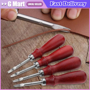 0.8/1.0/1.2mm Leather Edge Beveler Skiving Beveling Knife Cutting Hand Craft Tool With Wood Handle DIY Tools Leathercraft Beveler Skiving Edge Craft Keen Edge Cutting Tool For Leathercraft Edge Cut Beveling V-shaped Blade
