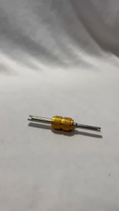 ไขควง  ที่ขันศรแอร์ ขันสร ตัวขันศร ขันจุ๊บลม ขันที่เติมลม มอเตอร์ไซค์ จักรยานแอร์ (2 in 1)