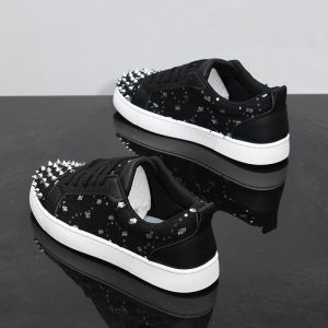 Low-Top Breathable Soft-Soled Canvas Sneakers Stylish And Comfortable for Mens Casual Wear Trendy Flat Heel round Toe Rubber Outsole