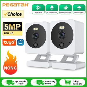 Camera WiFi Mini Ngoài Trời 5MP Chống Nước Giám Sát Video HD Với Âm Thanh 2 Chiều Camera IP Nhà Thông Minh Không Dây Điều Khiển Ứng Dụng Tuya