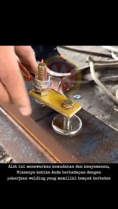 SKUN Baut Magnet Las Grounding / Welding Ground / Sparepart Klem Las Magnet  Salah satu komponen yang penting terkait produk Strong Magnetic Welding Ground Clamp Holder IRON Artifact.  Baut ini memiliki ujung yang lancip yang berperan pada bagian Groundi