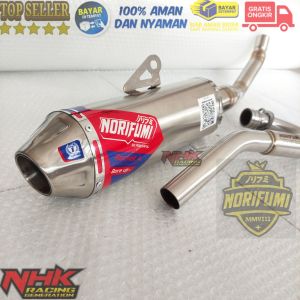 KNALPOT BORE UP NORIFUMI KLX 150 BF S L G DTRACKER SE 150 CRF 150 WR 155 TRABAS SUPERMOTO ADVENTURE