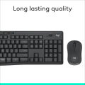 Logitech MK295 Wireless Mouse & Keyboard Combo – SilentTouch Tech, Full Numpad, Advanced Optical Tracking, Nano USB Receiver, Lag-Free Wireless, 90% Less Noise. 