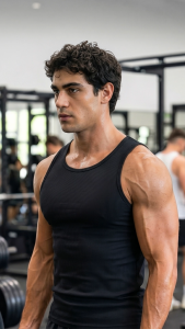 Crown Gym Ribbed Sando For Men Women Sleeveless Sports Gym BeachTank Tops Collection
