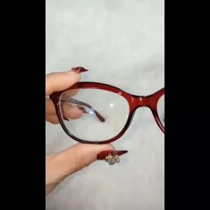 Kacamata Baca dan Jalan Lensa Double Fokus (+) Bentuk Frame Cat Eye +1.00 s/d +3.00 Kacamata Plus Lensa 2 Fungsi