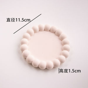 Color Cute Plaster Storage Tray Photography Prop Jewelry Cosmetics Photography Background Home Atmosphere Decorative Tray