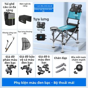 YUZHIYUAN | Ghế Đa Năng Cầm Tay Gấp Đựng Câu Cá