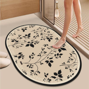 Cartoon Bathroom Mat Anti-Slip Floor Rug for Kitchen And Toilet Entrance Home Bathroom Foot Carpet Modern Simple Style