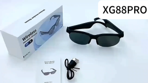 XG88pro แว่นกันแดดบลูทูธบลูทูธ 5.3 สเตอริโอหูฟังเพลงแว่นตาบลูทูธกันน้ำ ipx 5 กันน้ำโทร HD