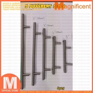 Tajima Stainless Solid T Bar Cabinet Handle 8925 192mm (12 inches)