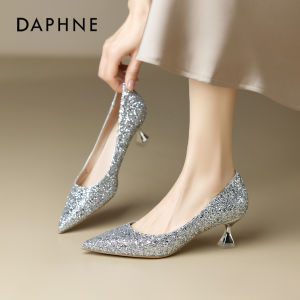 Daphne | Elegant Low Heel Women Shoes Autumn Crystal Bridal