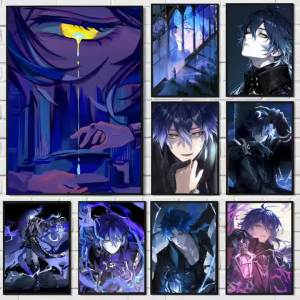 Kayou | Game F-Flins Genshin Impact Painting Calligraphy Canvas Art Styles Wall Art Decor Living Room Decor