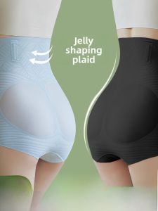 MiiOW | High Waist Abdomen Control Womens Underwear Thin Postpartum Shaping Shorts Breathable Summer Bottoms Cat Woman Briefs