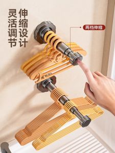 ตู้เสื้อผ้าแบบห้อยด้วยลูกปัด ตู้เสื้อผ้าแบบยืดหยุ่นสำหรับบ้านและสวนแบบไม่ต้องเจาะ ตู้เสื้อผ้าแบบติดผนัง รูปทรงเรขาคณิต สีสันสดใส